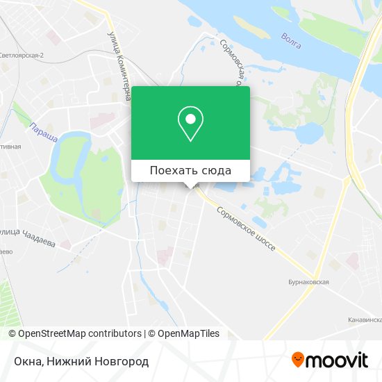 Карта Окна