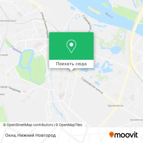 Карта Окна