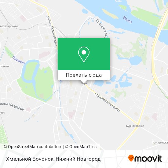 Карта Хмельной Бочонок