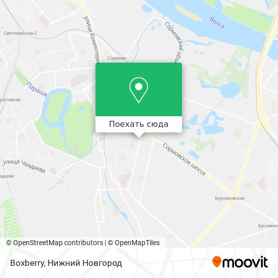 Карта Boxberry