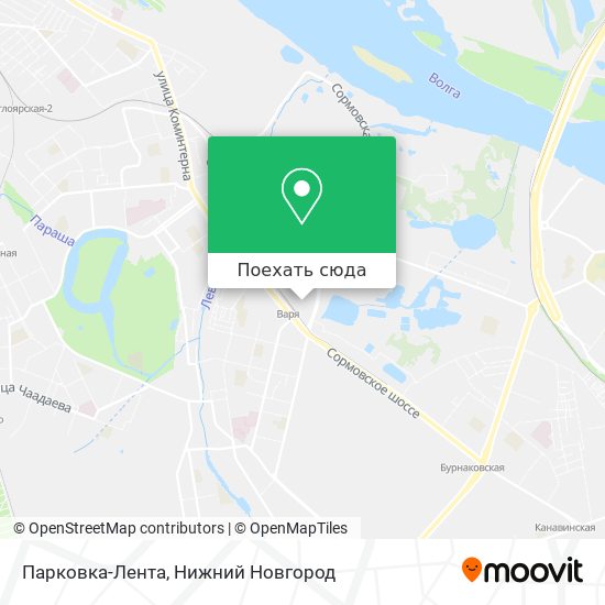 Карта Парковка-Лента