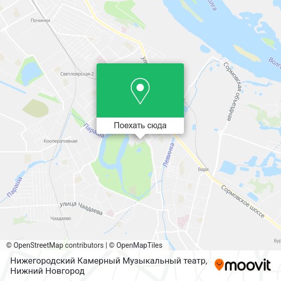 Карта Нижегородский Камерный Музыкальный театр