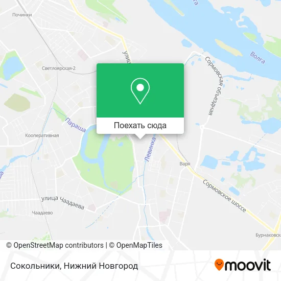 Карта Сокольники