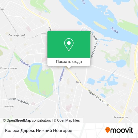 Карта Колеса Даром