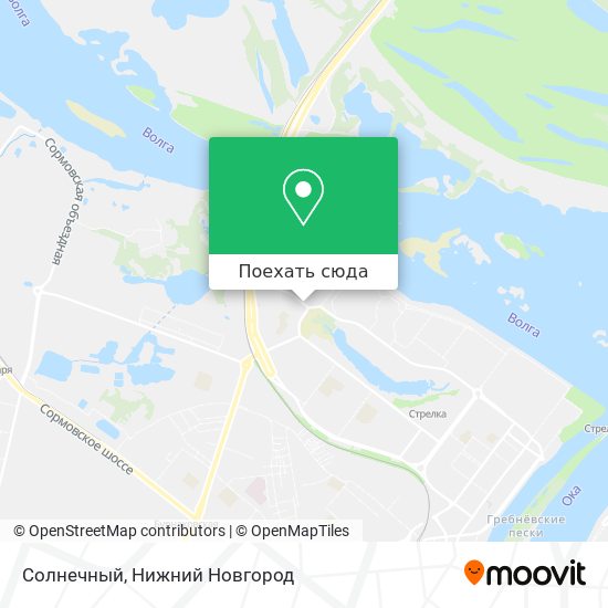 Карта Солнечный