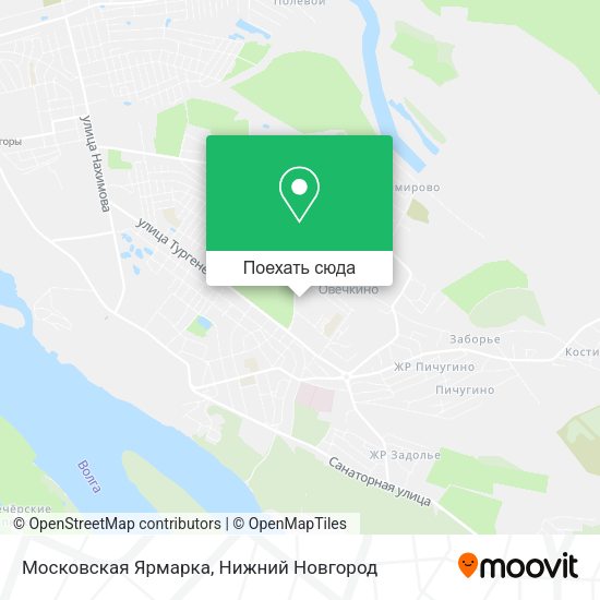 Карта Московская Ярмарка