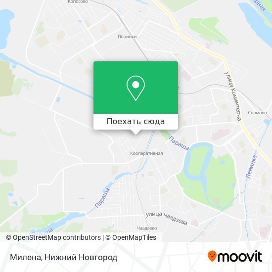 Карта Милена