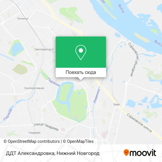 Карта ДДТ Александровка