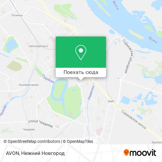 Карта AVON