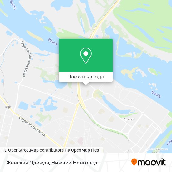 Карта Женская Одежда