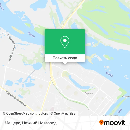 Карта Мещера