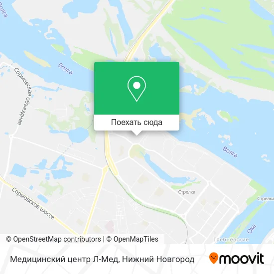 Карта Медицинский центр Л-Мед