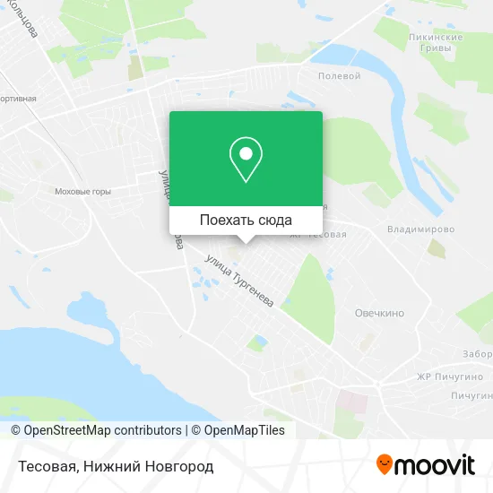 Карта Тесовая