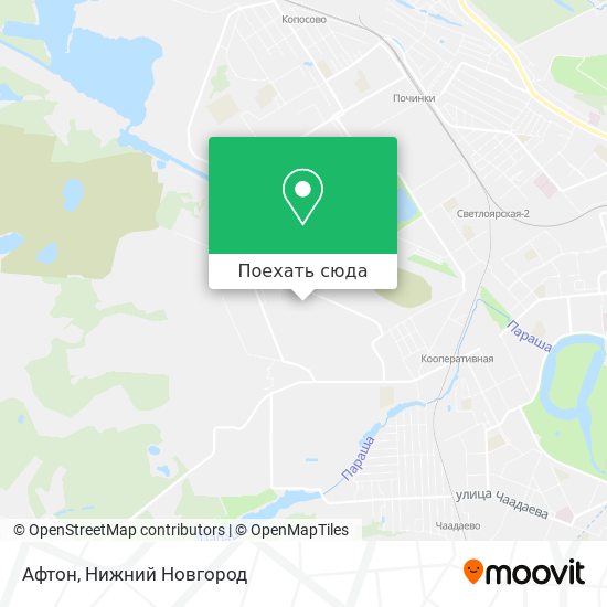 Карта Афтон