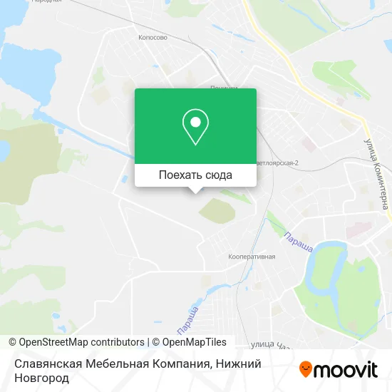 Карта Славянская Мебельная Компания
