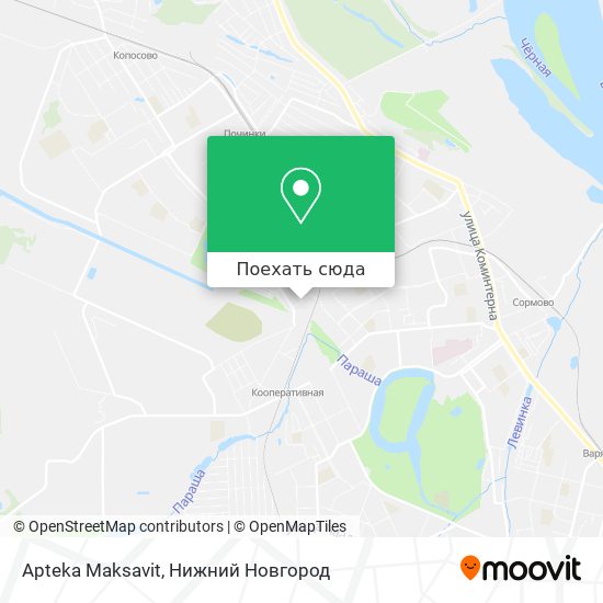 Карта Apteka Maksavit