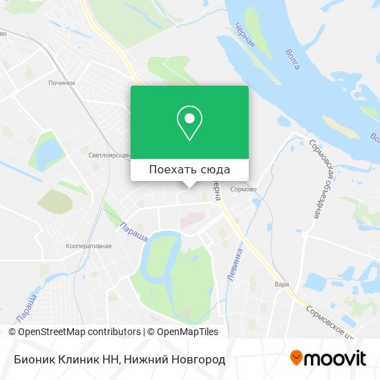 Карта Бионик Клиник НН