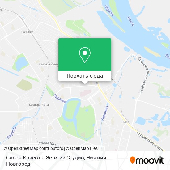 Карта Салон Красоты Эстетик Студио