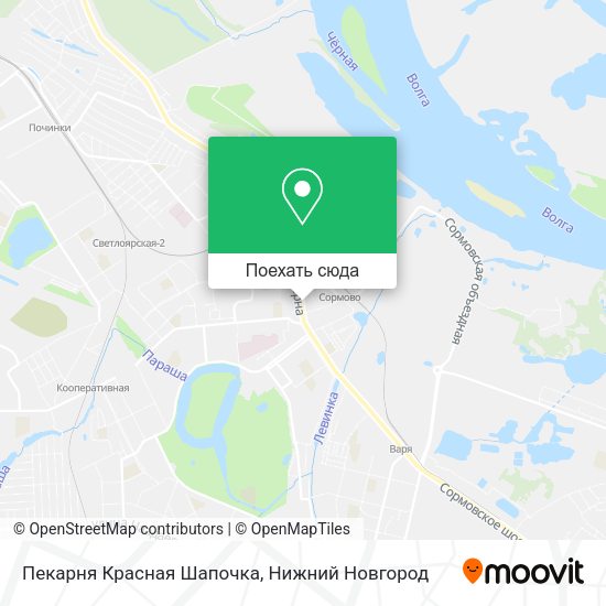 Карта Пекарня Красная Шапочка