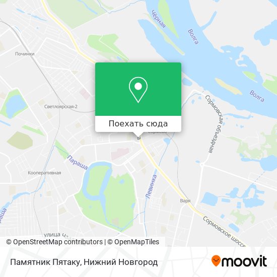 Карта Памятник Пятаку