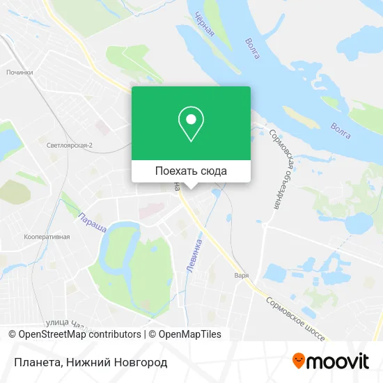 Карта Планета