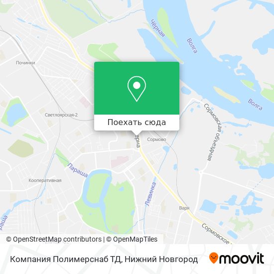 Карта Компания Полимерснаб ТД