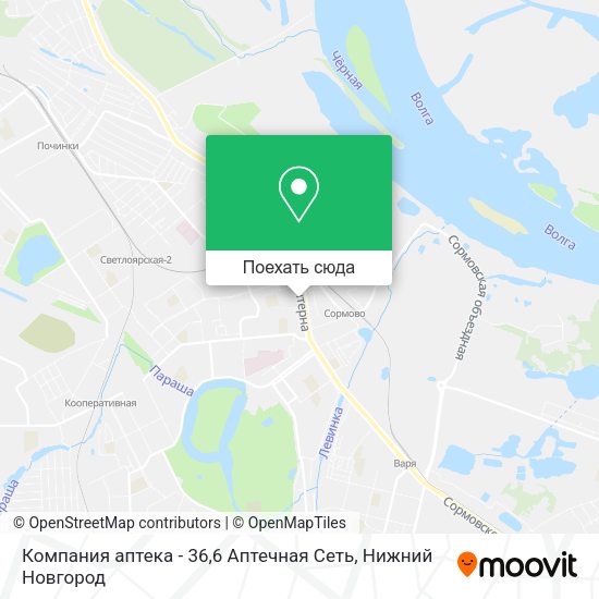 Карта Компания аптека - 36,6 Аптечная Сеть
