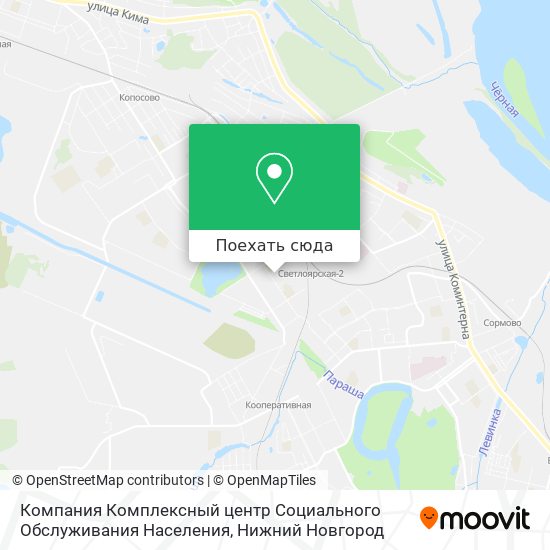 Карта Компания Комплексный центр Социального Обслуживания Населения