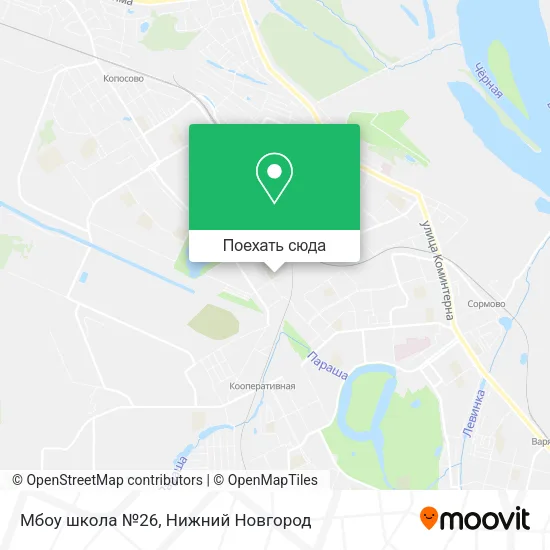 Карта Мбоу школа №26