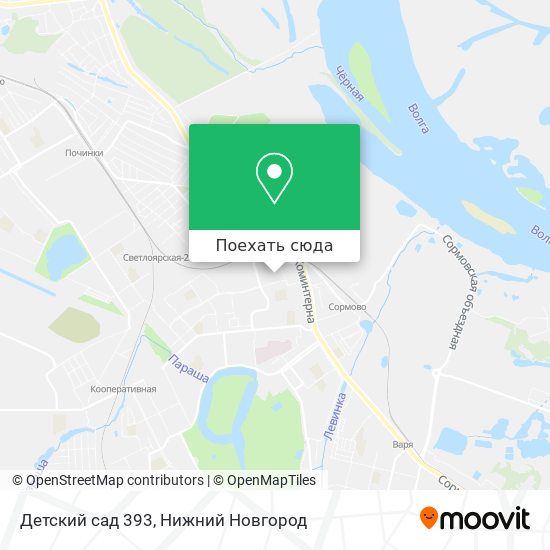 Карта Детский сад 393