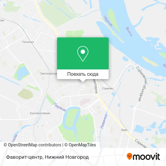 Карта Фаворит-центр