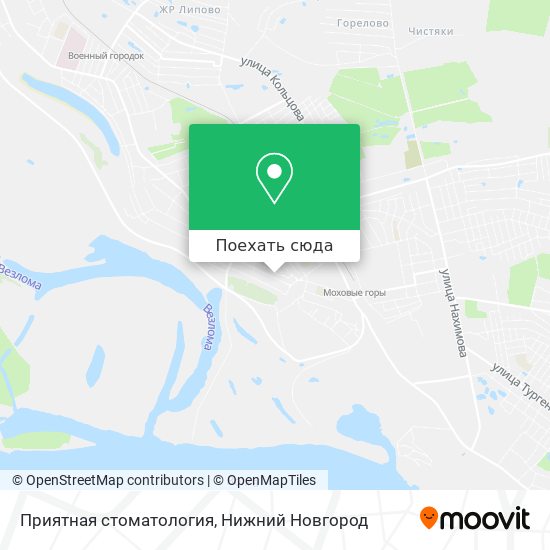 Карта Приятная стоматология