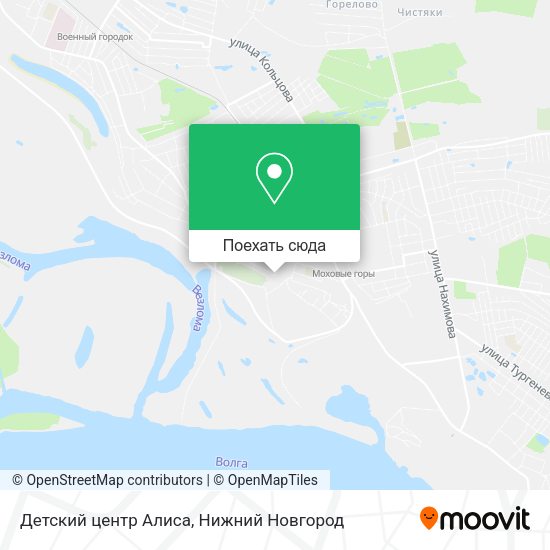 Карта Детский центр Алиса
