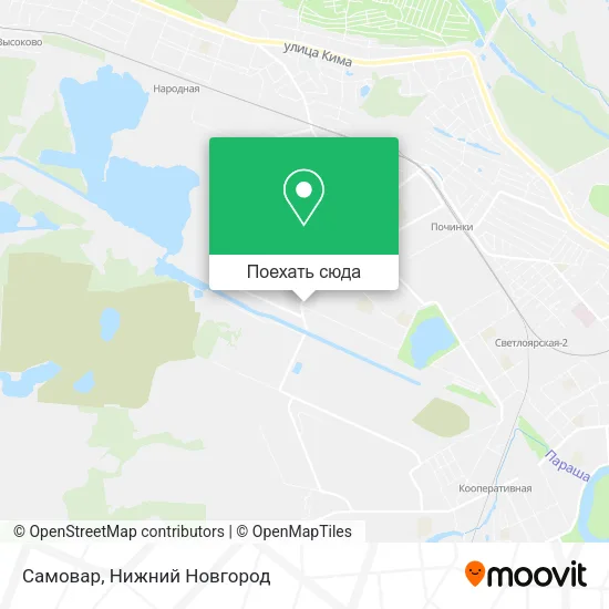 Карта Самовар