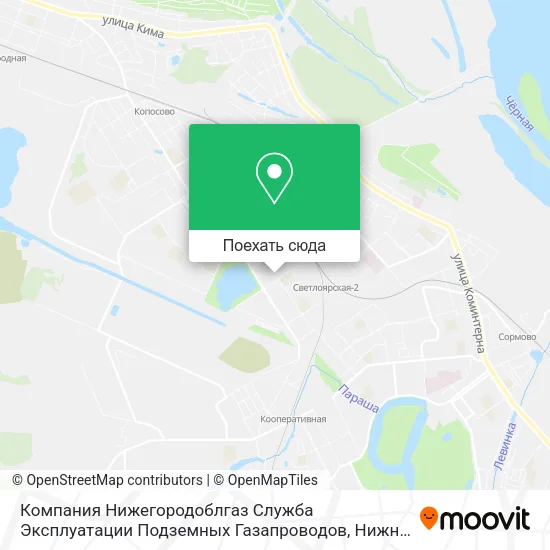 Карта Компания Нижегородоблгаз Служба Эксплуатации Подземных Газапроводов