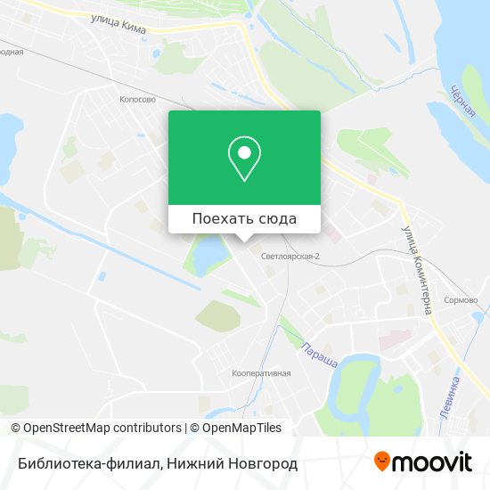 Карта Библиотека-филиал