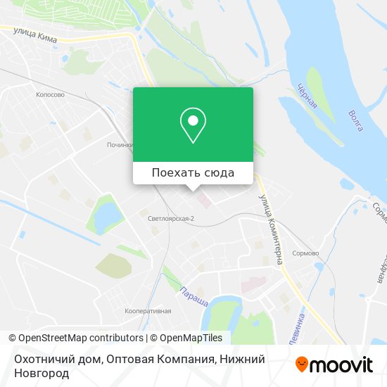 Карта Охотничий дом, Оптовая Компания