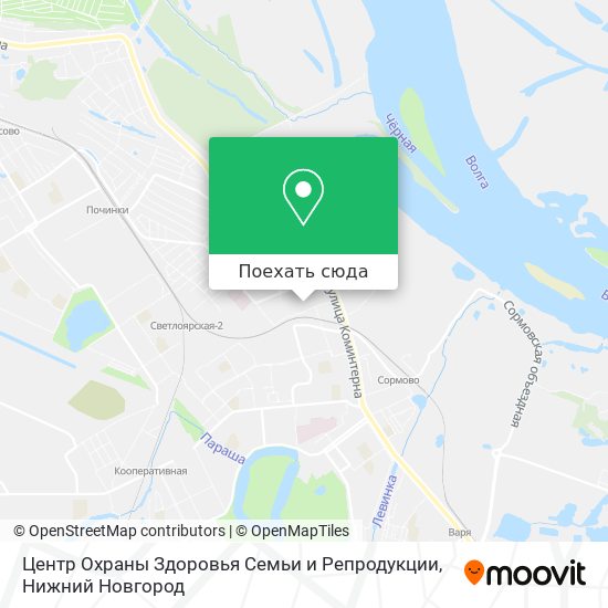 Карта Центр Охраны Здоровья Семьи и Репродукции