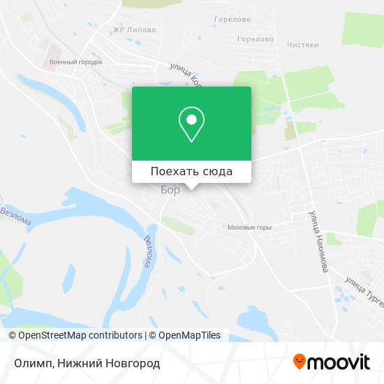 Карта Олимп