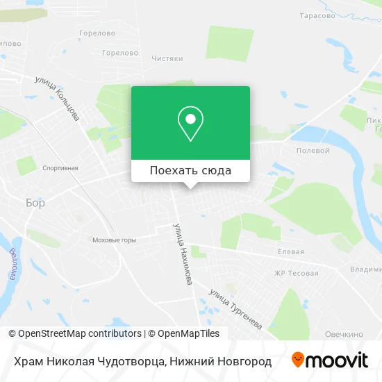 Карта Храм Николая Чудотворца