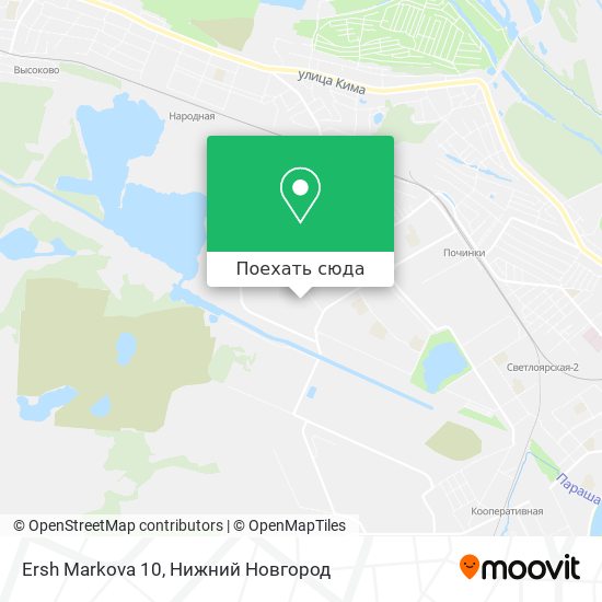 Карта Ersh Markova 10