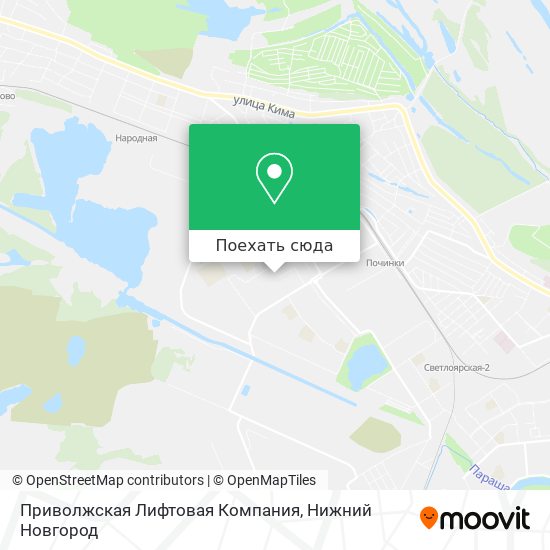 Карта Приволжская Лифтовая Компания