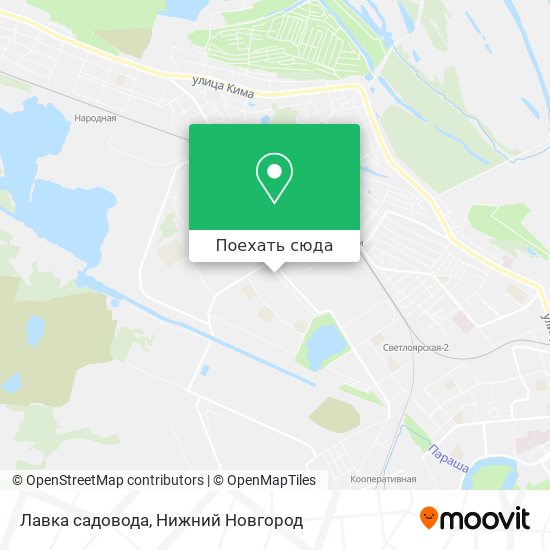 Карта Лавка садовода