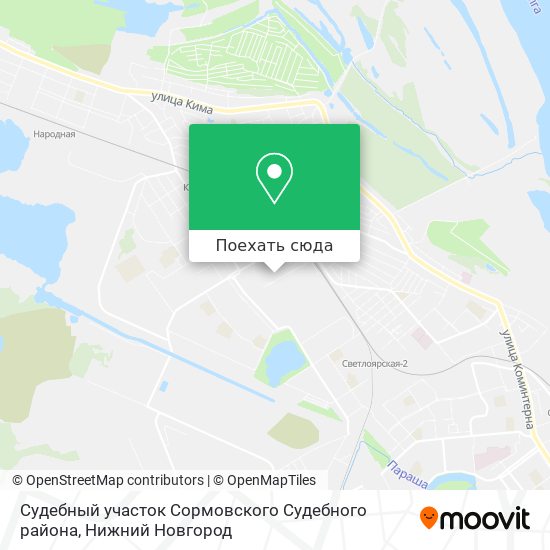 Карта Судебный участок Сормовского Судебного района