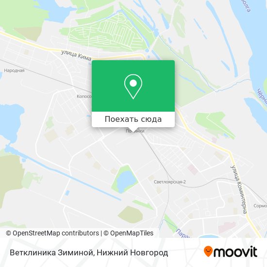 Карта Ветклиника Зиминой