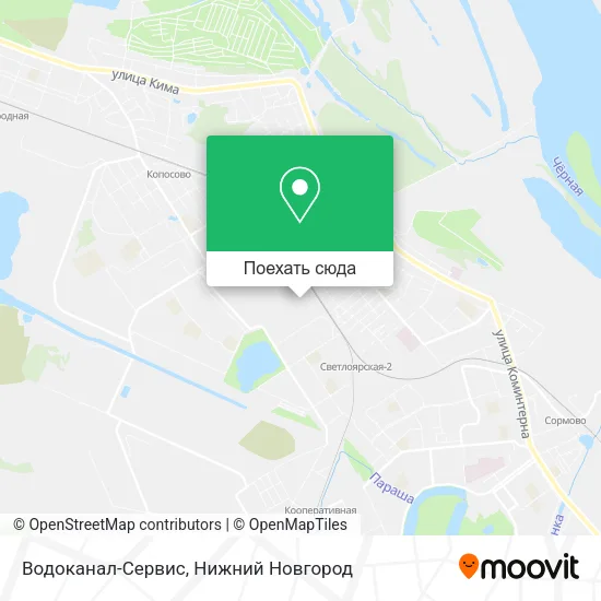 Карта Водоканал-Сервис