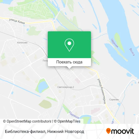 Карта Библиотека-филиал