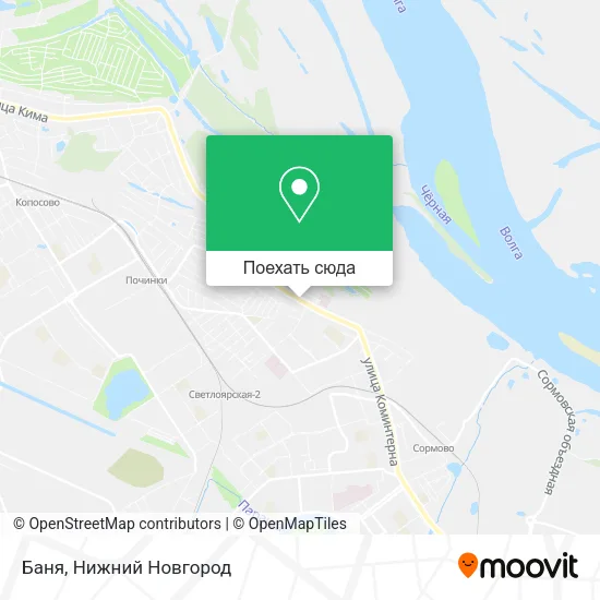 Карта Баня