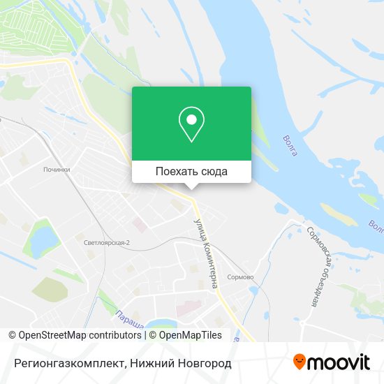 Карта Регионгазкомплект