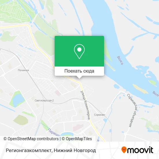 Карта Регионгазкомплект